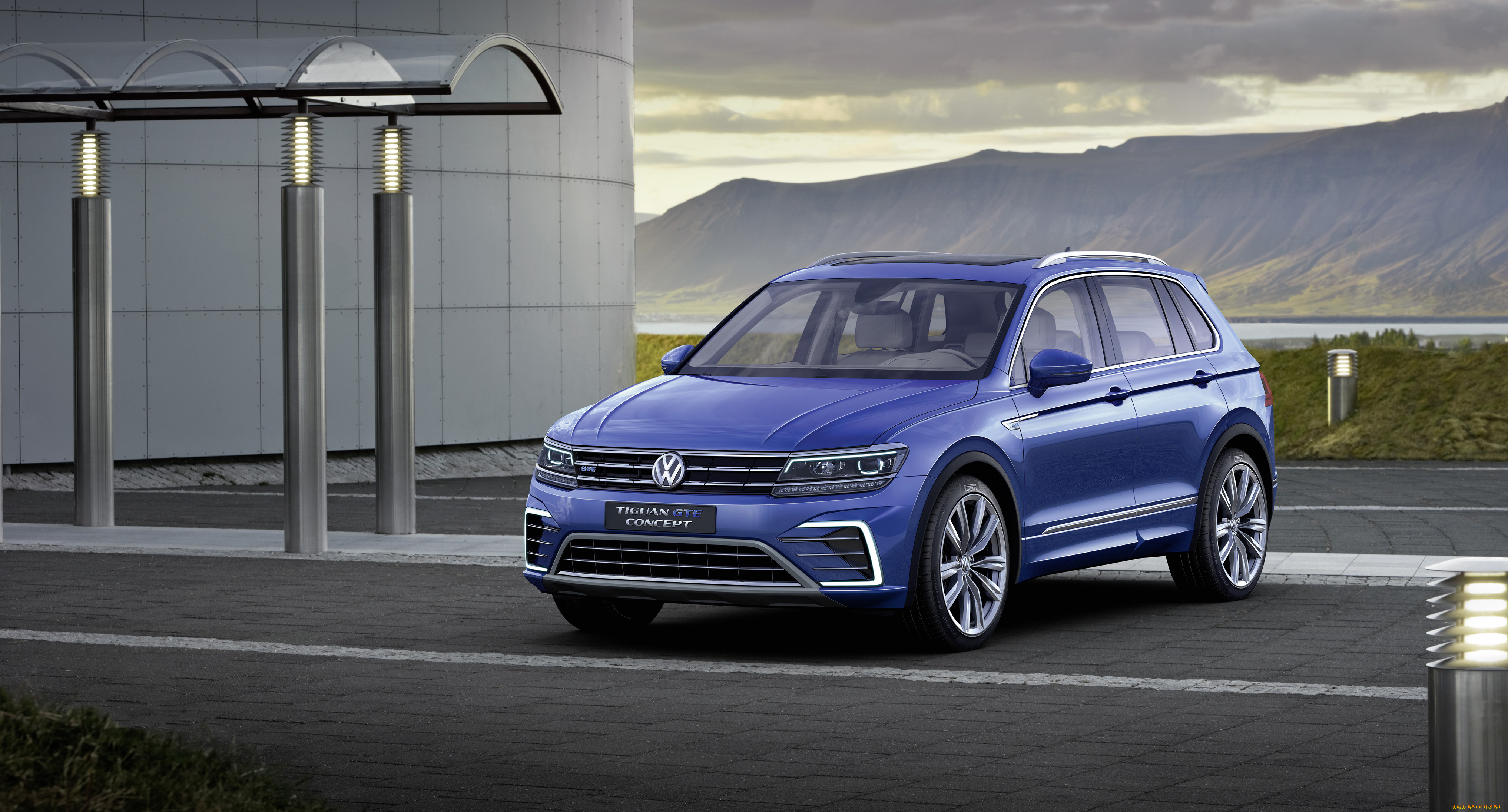 , volkswagen, tiguan, gte, concept, 2015